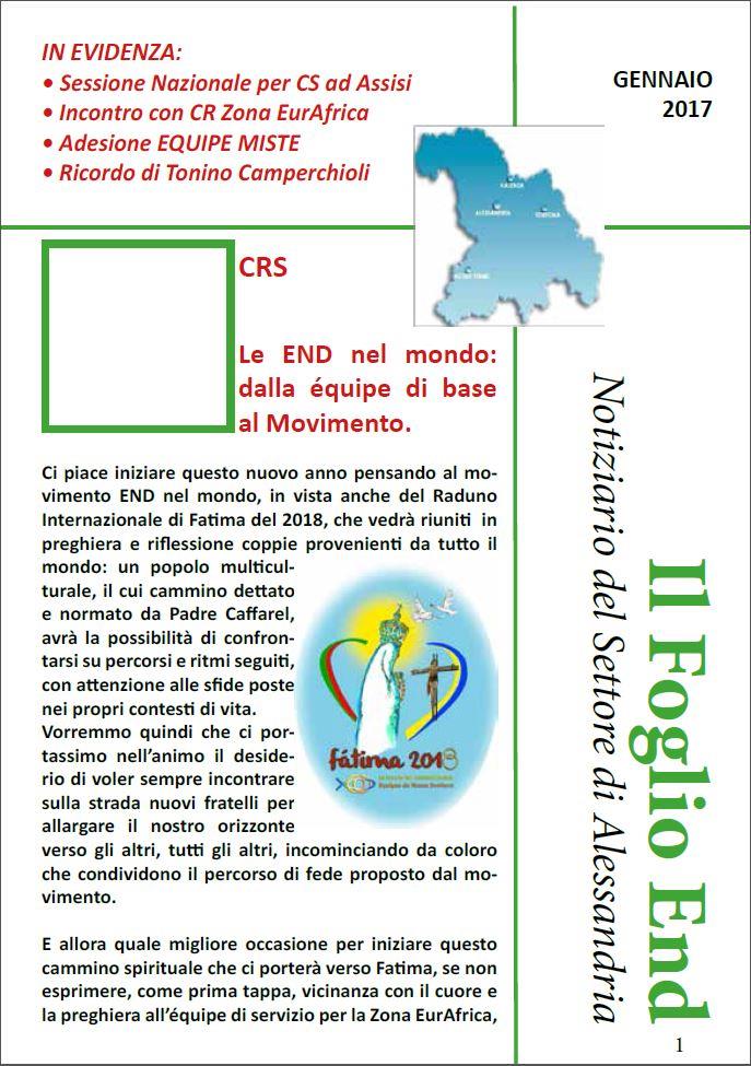 IL FOGLIO DEL SETTORE DI ALESSANDRIA