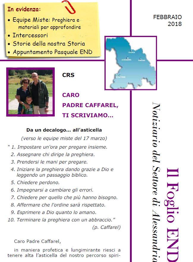 IL FOGLIO DEL SETTORE DI ALESSANDRIA