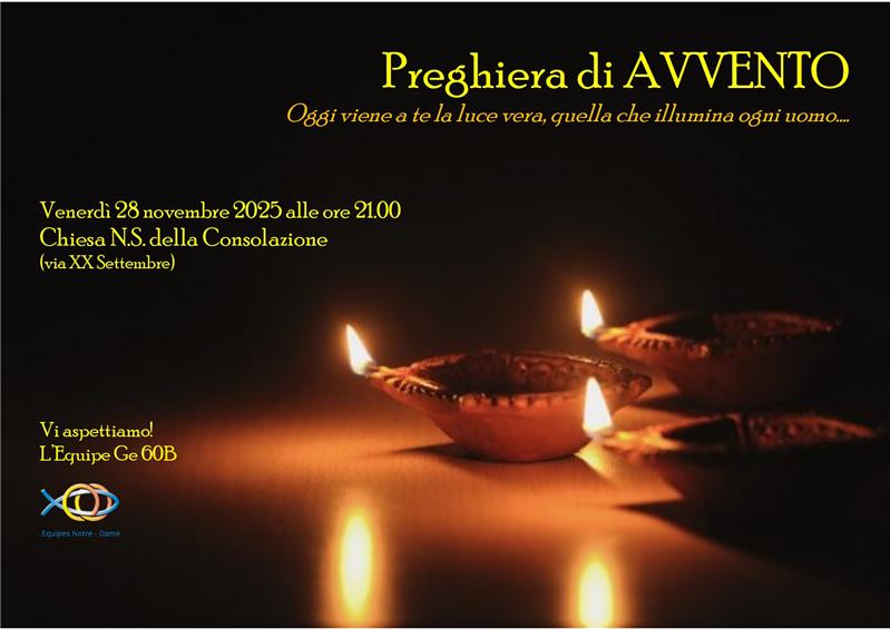 INTERSETTORE GENOVA - Preghiera di avvento 2025